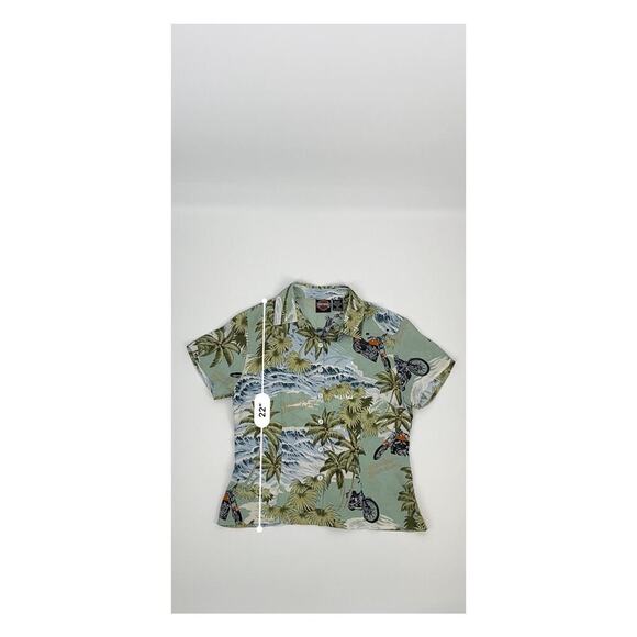 Harley Davidson Button Down (B11#8) - Picture 6 of 7